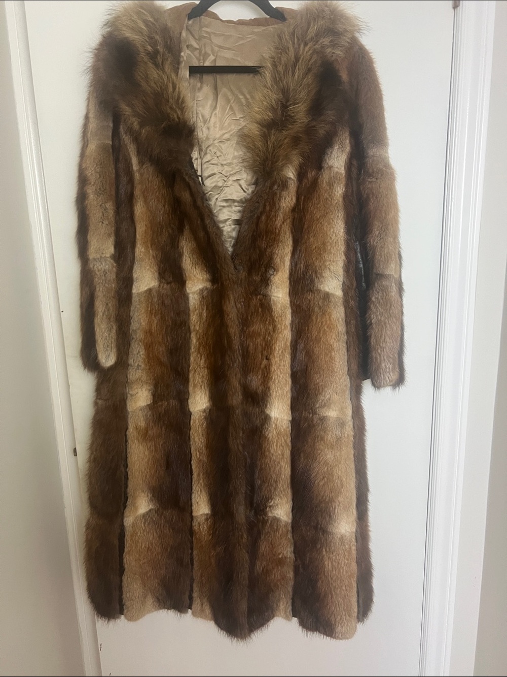 Vintage Natural Fur Heavy Coat - Soft Luxury Layer